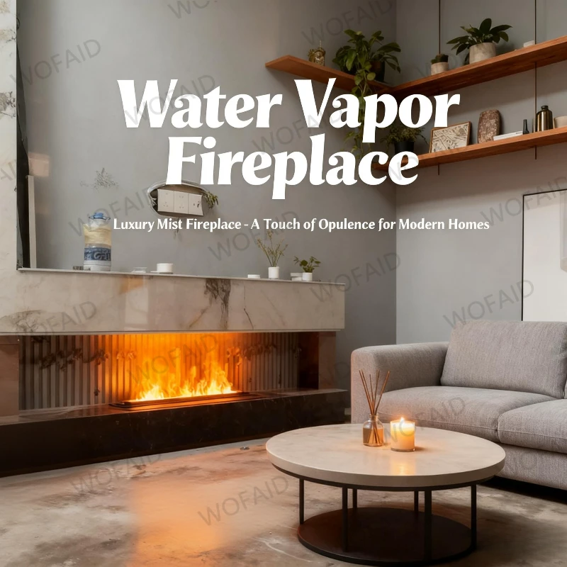 

Modern Adjustable Customize Remote Control Wall Mounted Led Flame Decor Electric Fireplace Luxury Mist Cooling Fireplace
