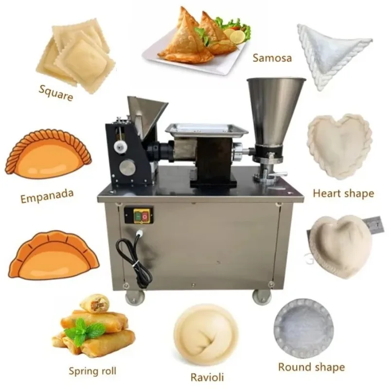 

Индивидуальная мини-машина для пельменей Ravioli Samosa 110 В 220 В, автоматическая машина для пирогов с большим мясом, пирги Maquina Para Hacer Empanada