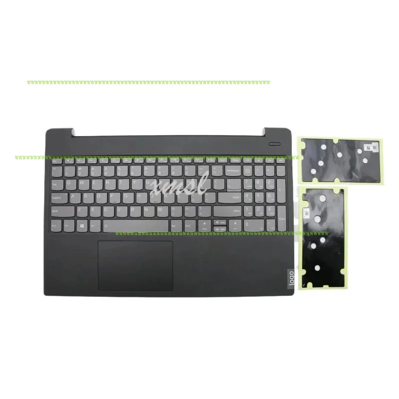 

F New Laptop Top Case for Lenovo S340-15 Series Laptop Part Replacement Palmrest Upper Case Touchpad Backlit Keyboard 5CB0S187