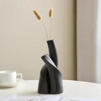 Modern Handmade Ceramic Frosted Desktop Vase Flower Pot 6
