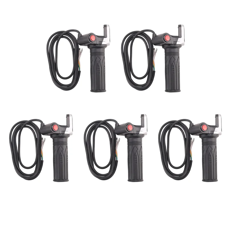 

Ручка-акселератор ABLB-5X 48В для электровелосипеда/скутера с дисплеем и переключателем, поворотная ручка газа для электровелосипеда