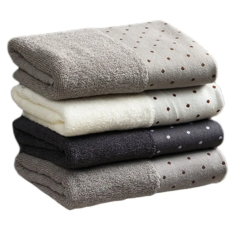 4Pcs Pure Cotton Bathroom Towels Soft Cotton Face Towel Household Washcloth Face Random Color Bathroom Washcloth