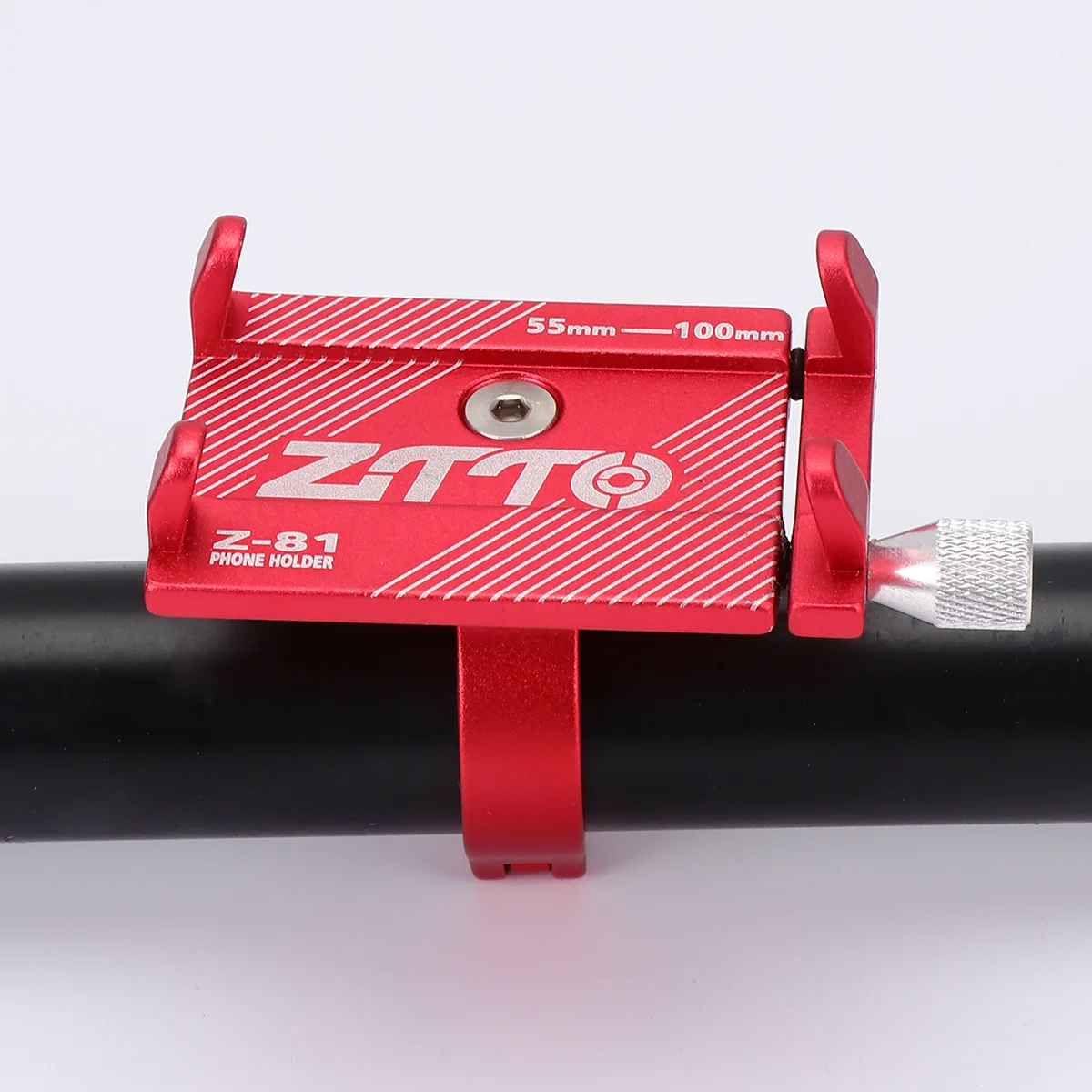 

Electric Bike Cell Phone Stand Handlebars Holder Aluminum Alloy Red Bracket for