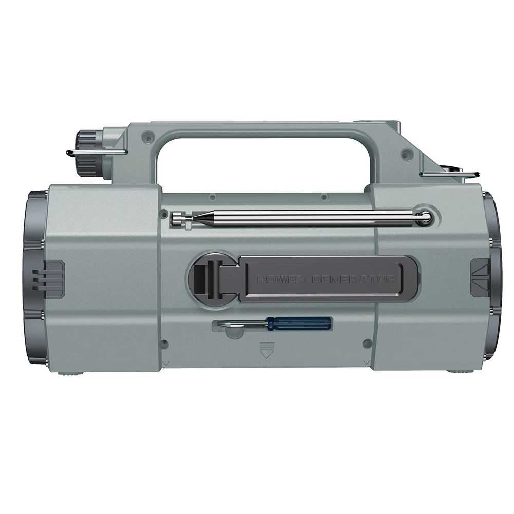 

Радиоприемник с ручным приводом для экстренных ситуаций FM/MW/SW/VHF/WB, солнечная зарядка, сигнализация SOS, светодиодный фонарь, Bluetooth-динамик для дома и экстренных ситуаций