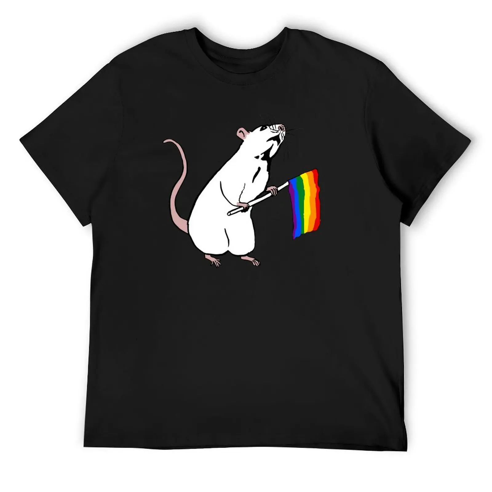 

Pride Rat T-Shirt gifts for boyfriend blue lock sports fans t shirts for men graphic
