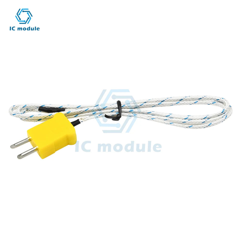 1M K-type Test Length Wire Temperature Meter Thermocouple Sensor Probe Cable Tester Line For Thermostat Multimeter