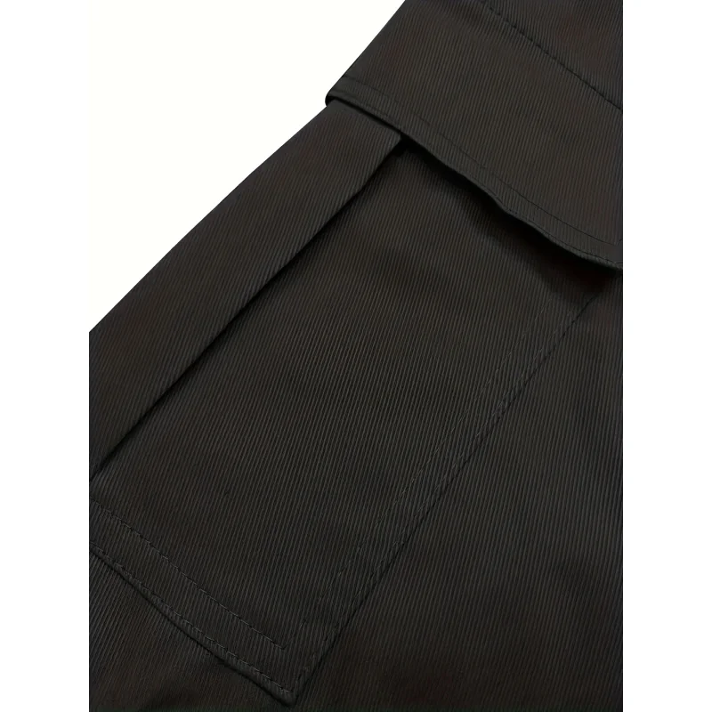 3pcs Tactical Shorts Short Gym Man Men's Cargo Pants Casual Loose Large Pockets Letter Print Short-fitting Jeans - Image 5