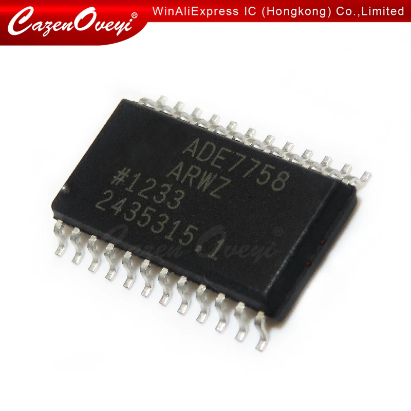 10pcs/lot ADE7758ARWZ ADE7758ARW ADE7758 SOP-24 In Stock