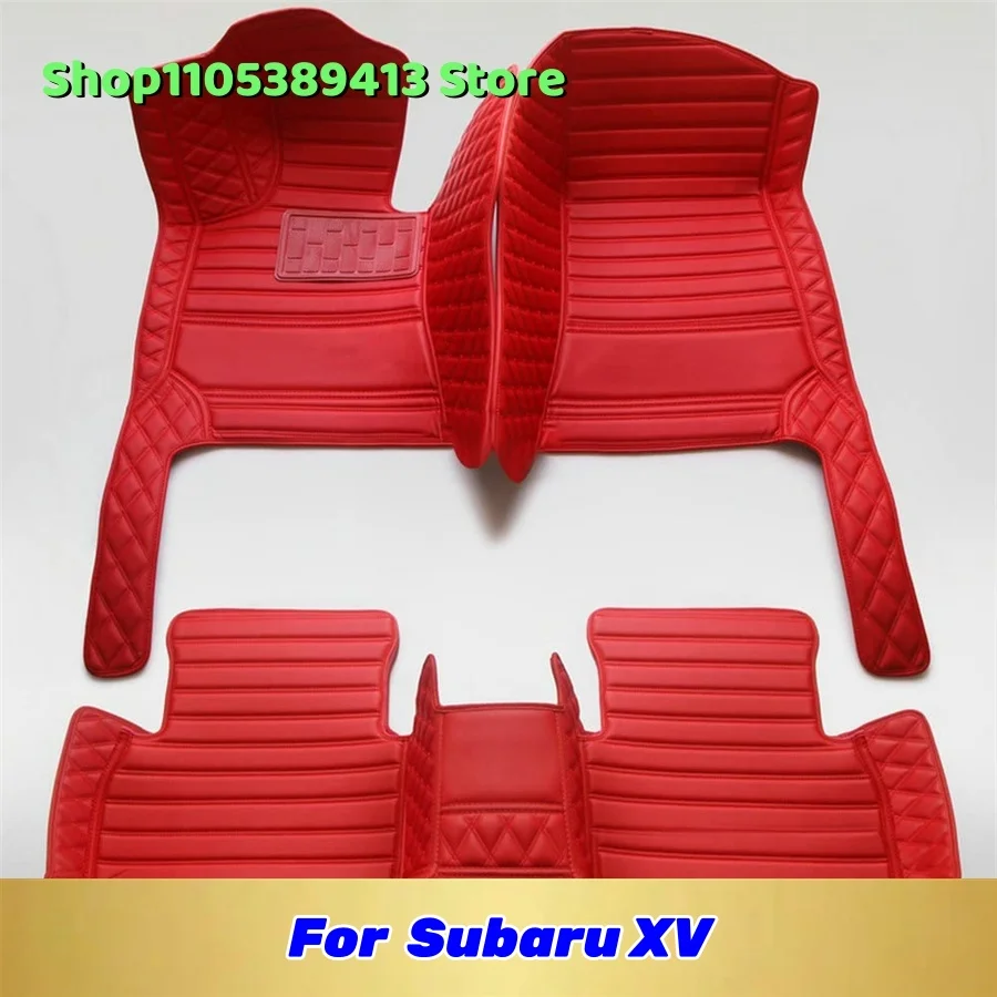 Mats Carpets Auto Leather Custom Car Floor Mats For Subaru XV 2018 2019 2020 2021 2022 2023 2024 Car Mat