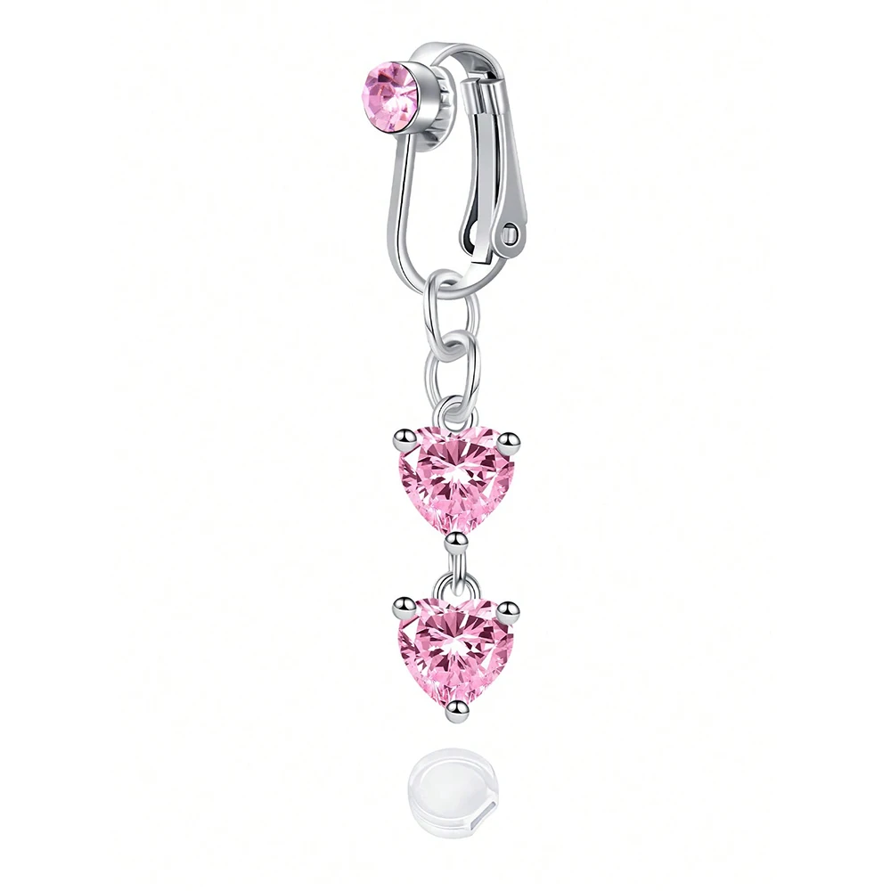 Fake Belly Button Ring Clip-On for Women