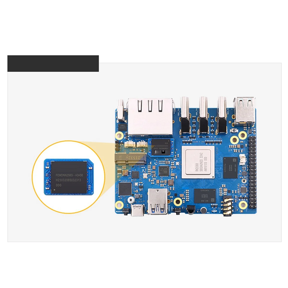 Modulo Y45A-EMMC per scheda ad alte prestazioni Orange PI 5 da 32 GB con sviluppo rapido delle velocità di lettura e scrittura