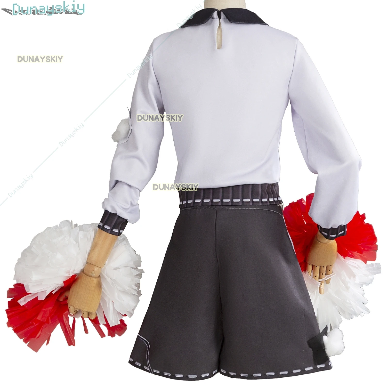 Anime Spiel Identität VLily Barriere Cheerleader Cosplay Kostüm Survivors Perücke Gymnastic Kleidung Frau Kawaii Karneval Anzug