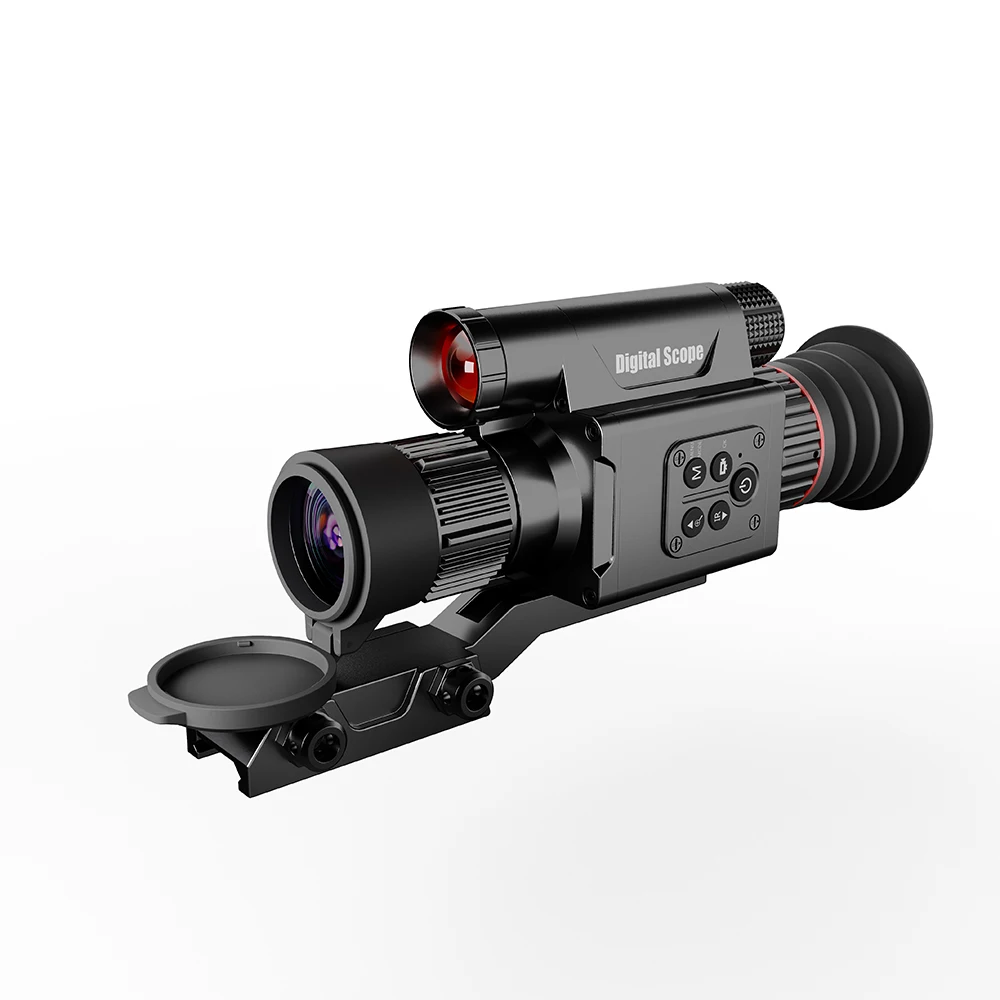 DS-X7 Digital night vision device with 850nm IR 4K resolution and 3 color options, supporting diopter adjustment