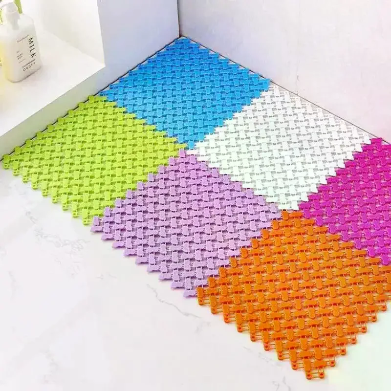 Shower Room Bathroom Non Slip Mat Water Resistant Mat for Bathing Anti-Fall Toilet Room