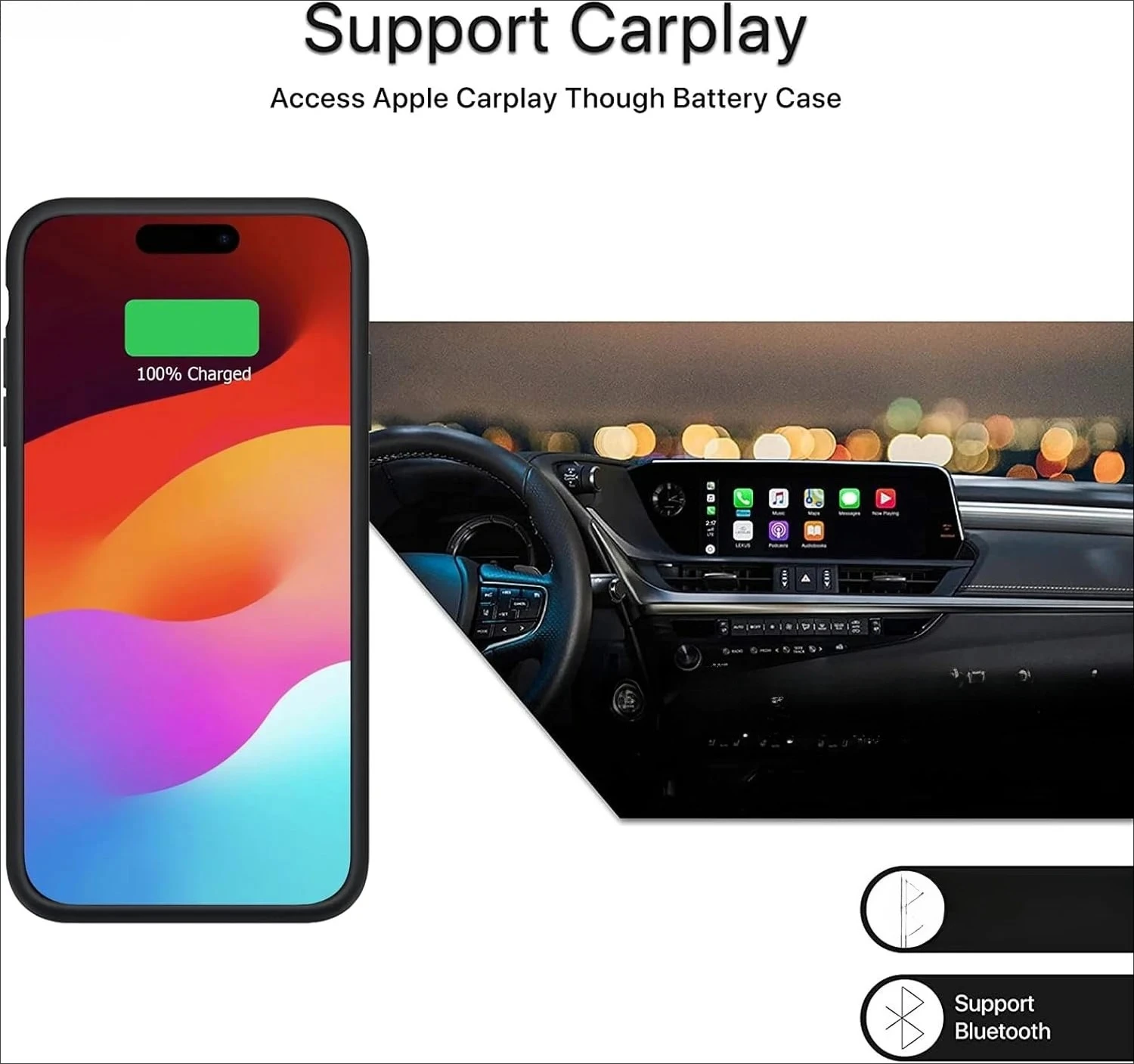 10000mAh جديد ممتاز آيفون 13 Mini 16 Pro Max 15 Plus 14 13 12 Mini 11 6 6S 7 8 شاحن بطارية غطاء شحن الطاقة #4