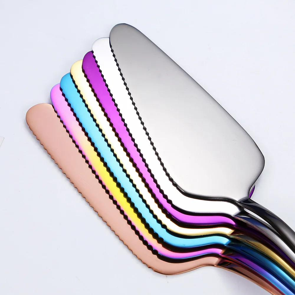 ملعقة كعك من الفولاذ المقاوم للصدأ ، فطيرة ، بيتزا ، خادم الجبن ، سكين تقسيم ، ملعقة خبز ، أداة خبز ، 1 عرض