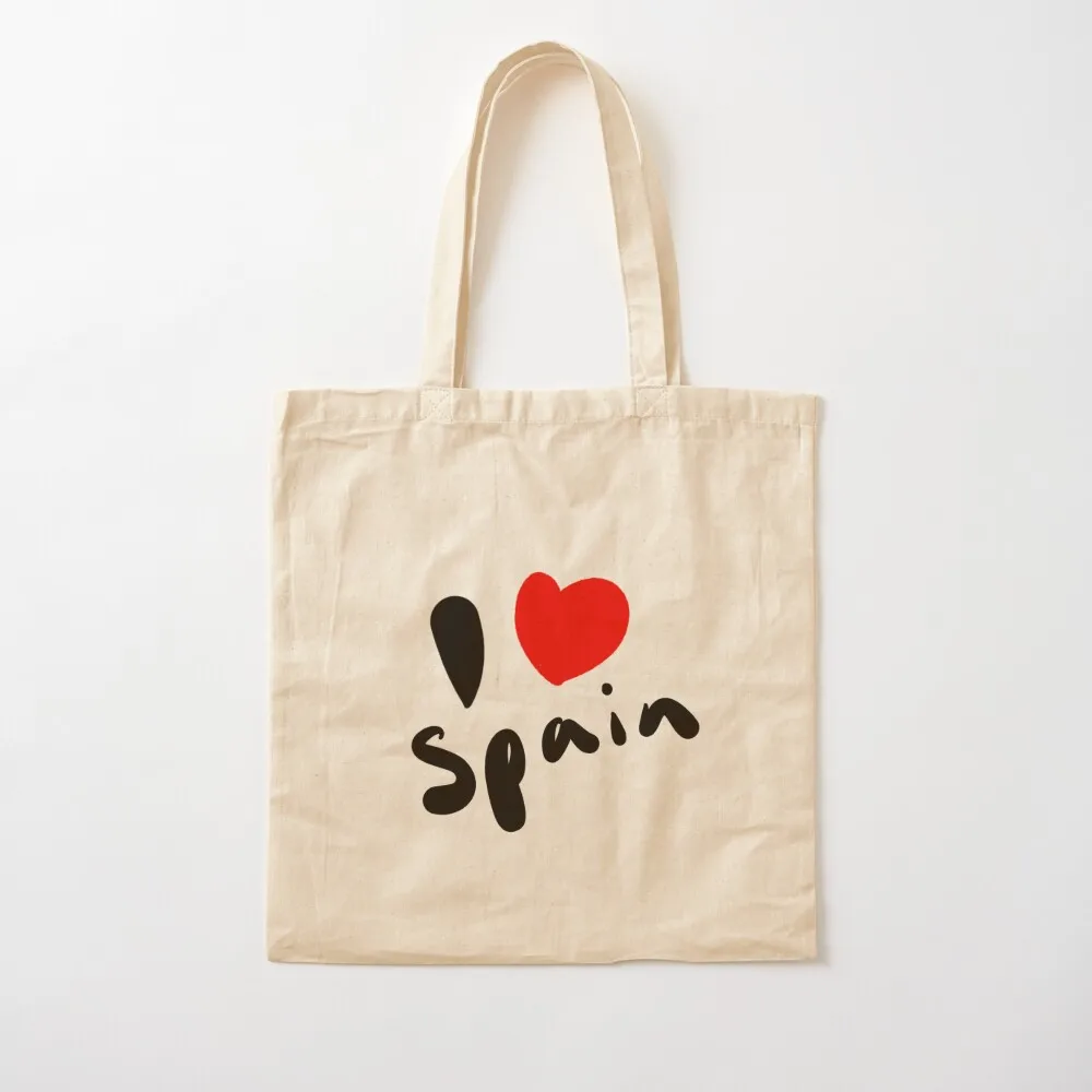 I love Spain logo Tote Bag women bag female bag hand canvas tote