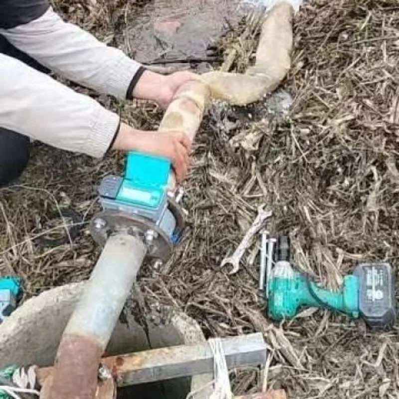Card water meter/ultrasonic water meter for farmland irrigation, high-precision measurement, automatic measurement