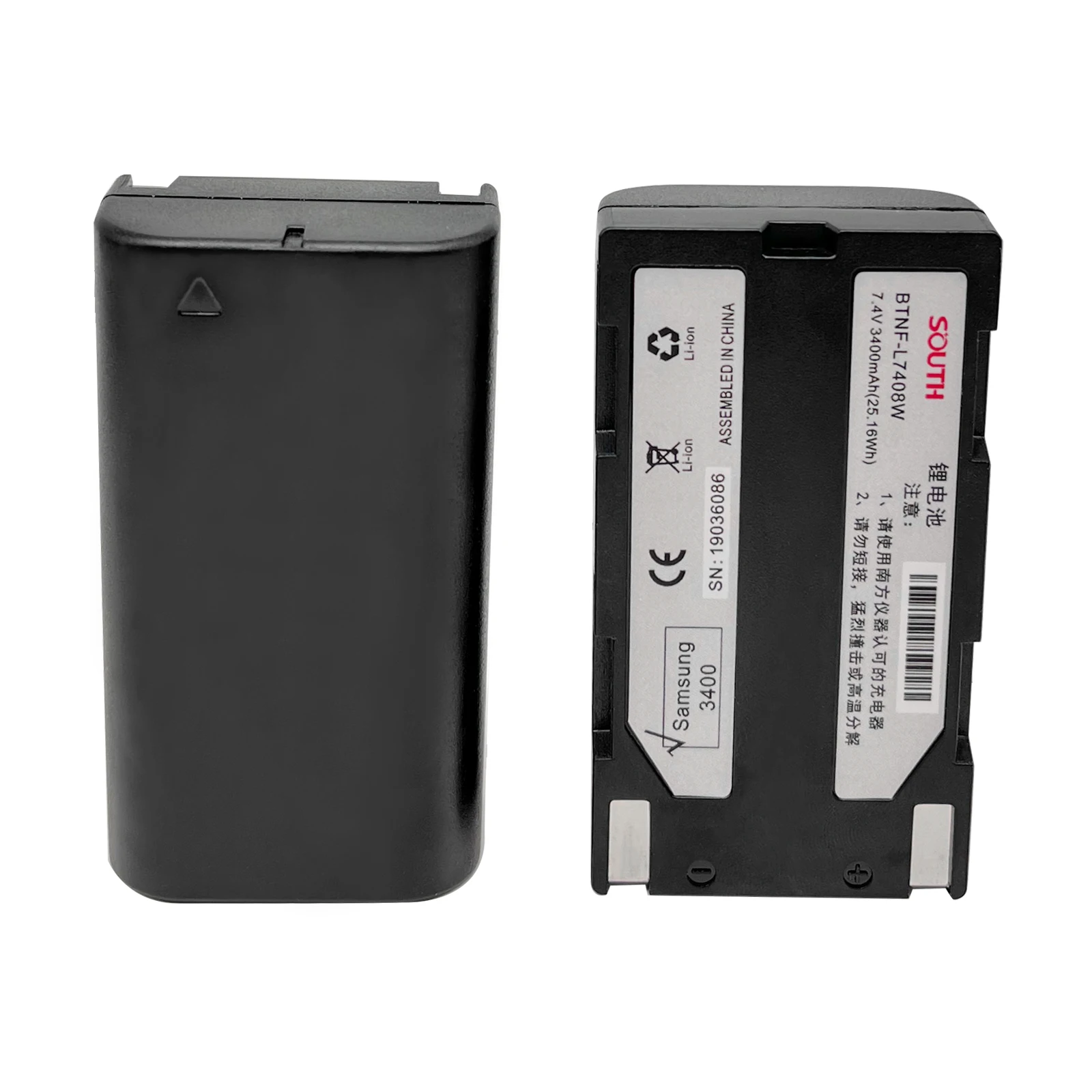 6PCS BTNF-L7408W Battery For South S82 S82T K9 R90 R93 GPS GNSS 3400mAh bateria