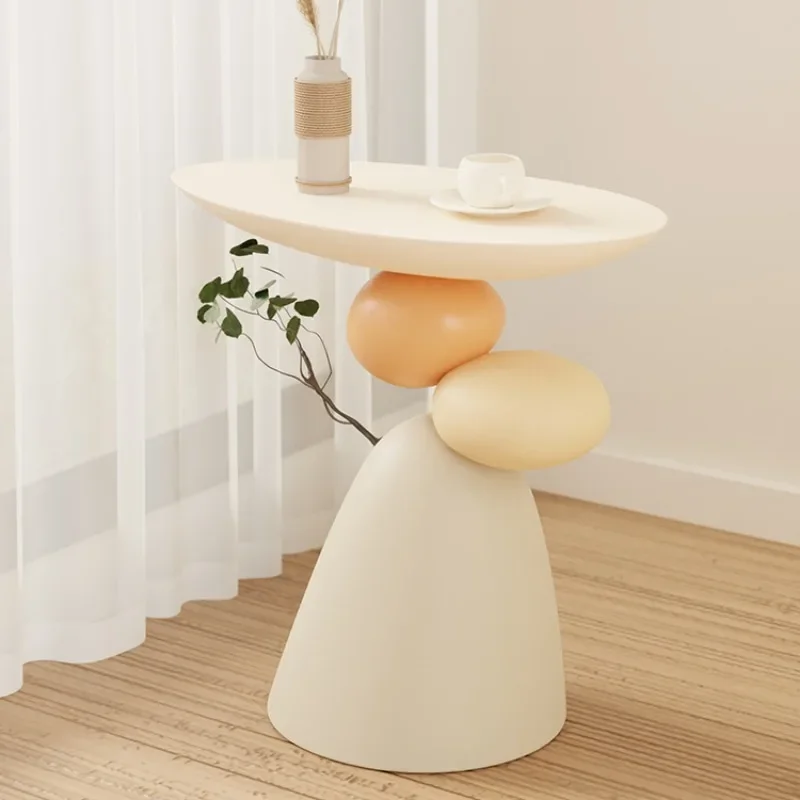 

Nordic Modern Coffee Tables Cute Makeup Irregular Korea Entryway Side Table Simple Clear Mesa Auxiliar Entrance Hall Furniture