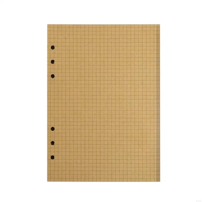 W89C A 5 Refillable Refill Paper Line Horizontal Line Paper 6 Holes Lined Filler Paper Replacement Sheets for Notes Journal
