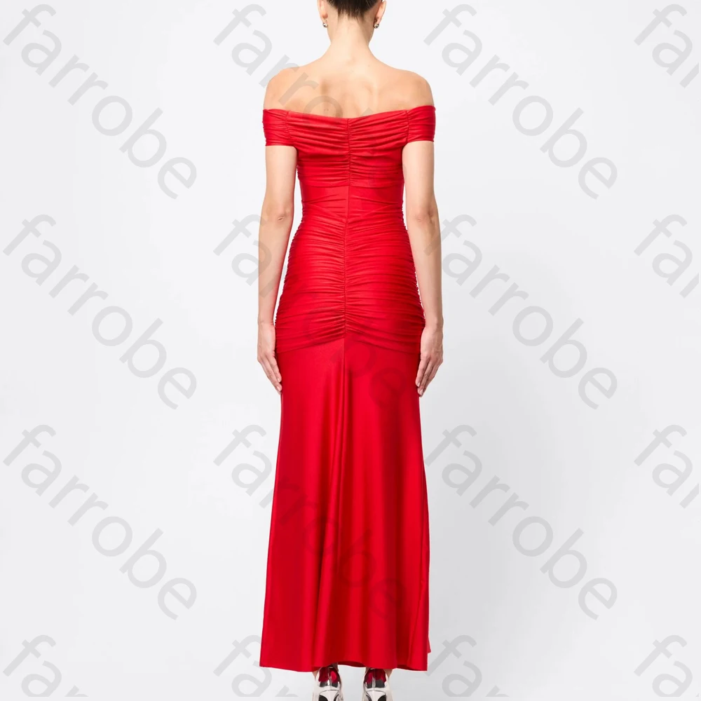 Robe de soirée trapèze personnalisée, élégante, épaules dénudées, robes de soirée formelles, exquises, de haute qualité, robes de bal pour femmes
