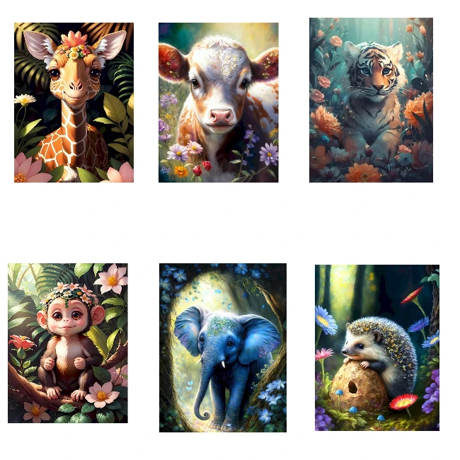 

Милые лесные животные: пазлы из 2000 деталей, увлекательная семейная игра для декора игровой комнаты, спальни, подарок