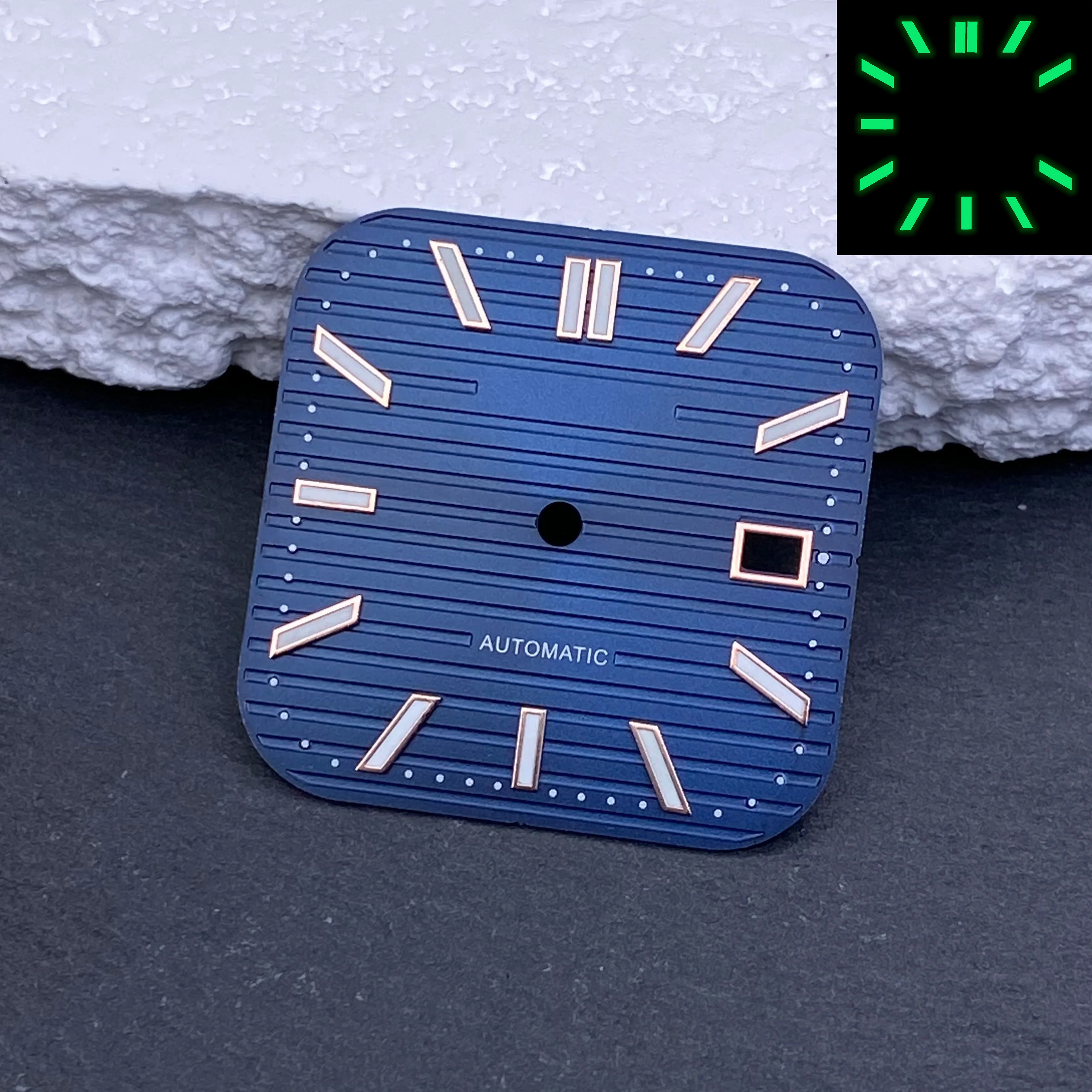 Cassa per orologio NH35 da 37,5 mm in acciaio inossidabile per quadrante da 29,5 mm per Seiko NH35 NH36 Accessori Movimenti per parti CUBITUS Sostitucemet