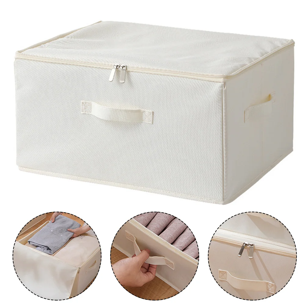 صندوق تخزين ملابس كبير جدًا، منظم قابل للتنفس وقابل للغسل وقابل للطي، مثالي لتنظيم خزانة غرفة النوم #5