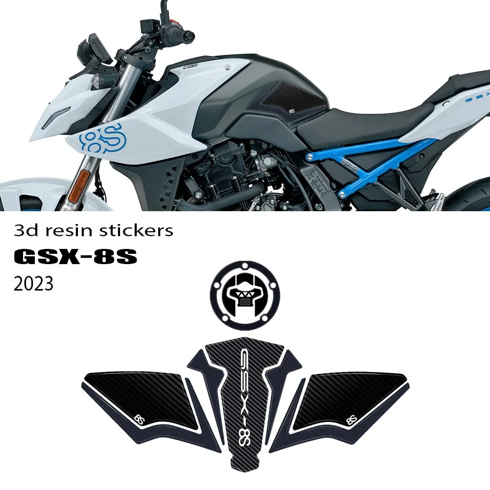 GSX-8S 2023 3D Motorcycle Accessories 3D Epoxy Resin Sticker protection decal stickers kit for Suzuki GSX 8S 2023 GSX8S