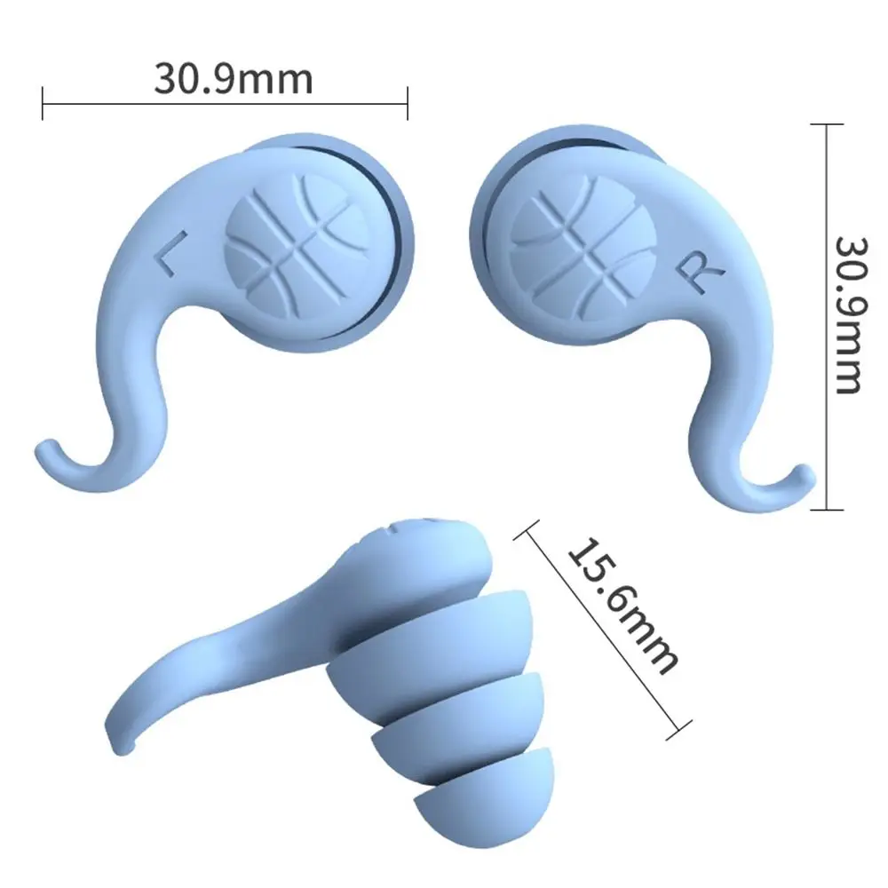 Силиконовые беруши для сна, Многоразовые водонепроницаемые беруши для плавания, креативные мягкие шумоподавляющие беруши для путешествий