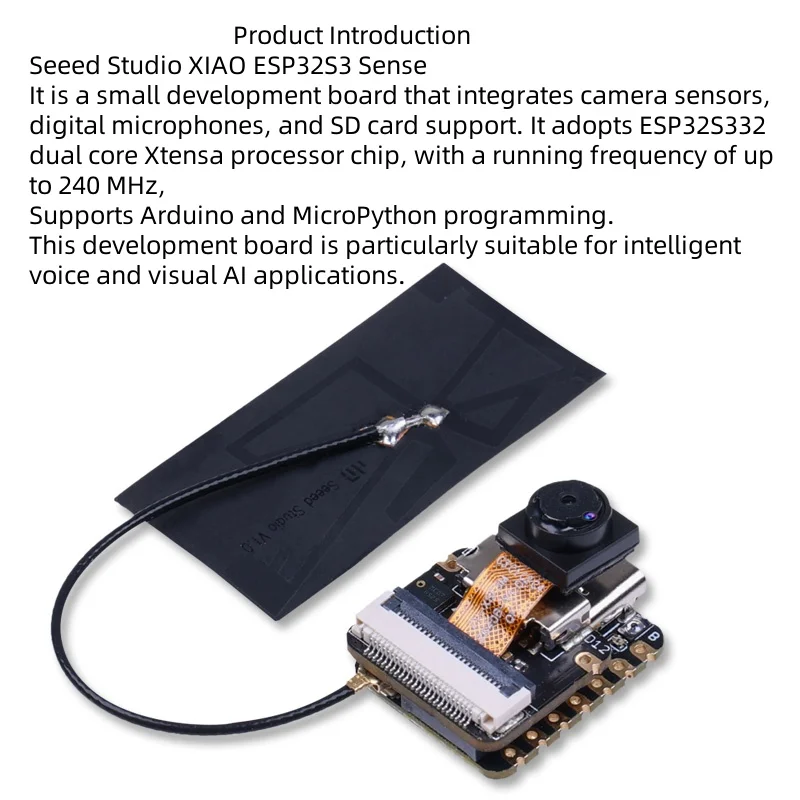 Seeed Studio XIAO ESP32 S3 C3 C6 Sense Visual AI التعرف على لوحة تطوير التحكم الرئيسية