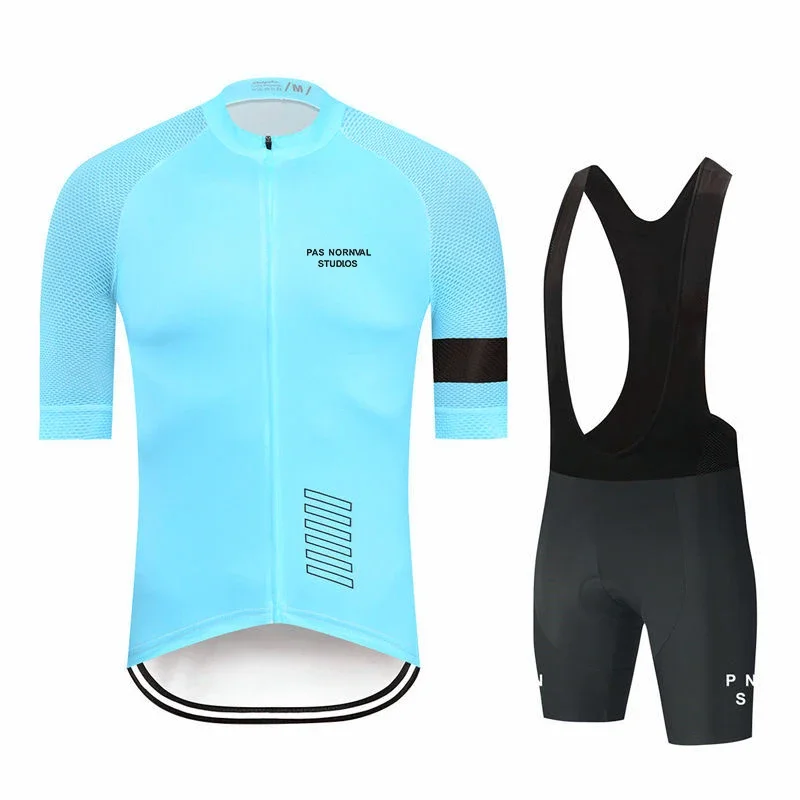 New 2024 Pro Team Summer Cycling Jersey Sets Men Pns Breathable Quick Dry Bicycle Clothing Bike Mountain Maillot Ropa Ciclismo