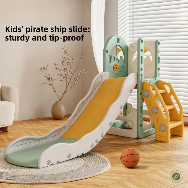 Kids Indoor Slide Toy Toddler Playground Multifunction Climbing Ladder Small Indoor Children's Slide Children's Slide Toys