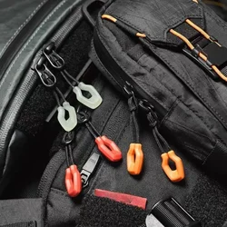 10pcs/lot Fashionable Zipper Pullers Durable Convenient Zipper Extension Knapsack Jacket Zippers Accessories