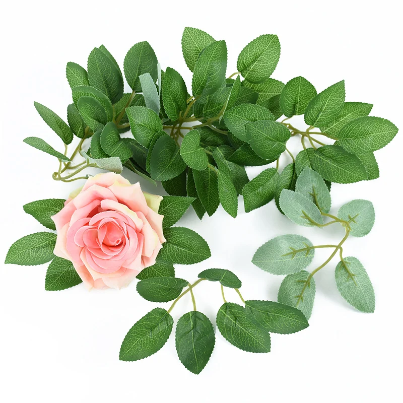 10/30Pcs Artificial Silk Rose Leaves Wedding Home Decoration Flowers Fake Plants Green Leaf For Christmas Wreath Gifts Box Decor