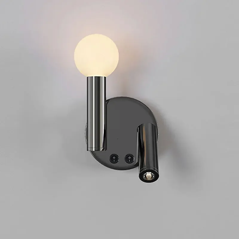 

Black Spotlight LED Wall Light Modern Bedside Reading Wall Lamp for Bedroom Living room Dining room Home Decor Wall Led Lighting