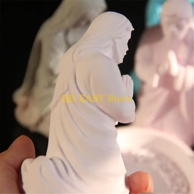 E28F Heart Resin Tray Mould Multipurpose Silicone Dish Mold For Candle Making Vanity Counter Organiser Jewelry Holder Tray