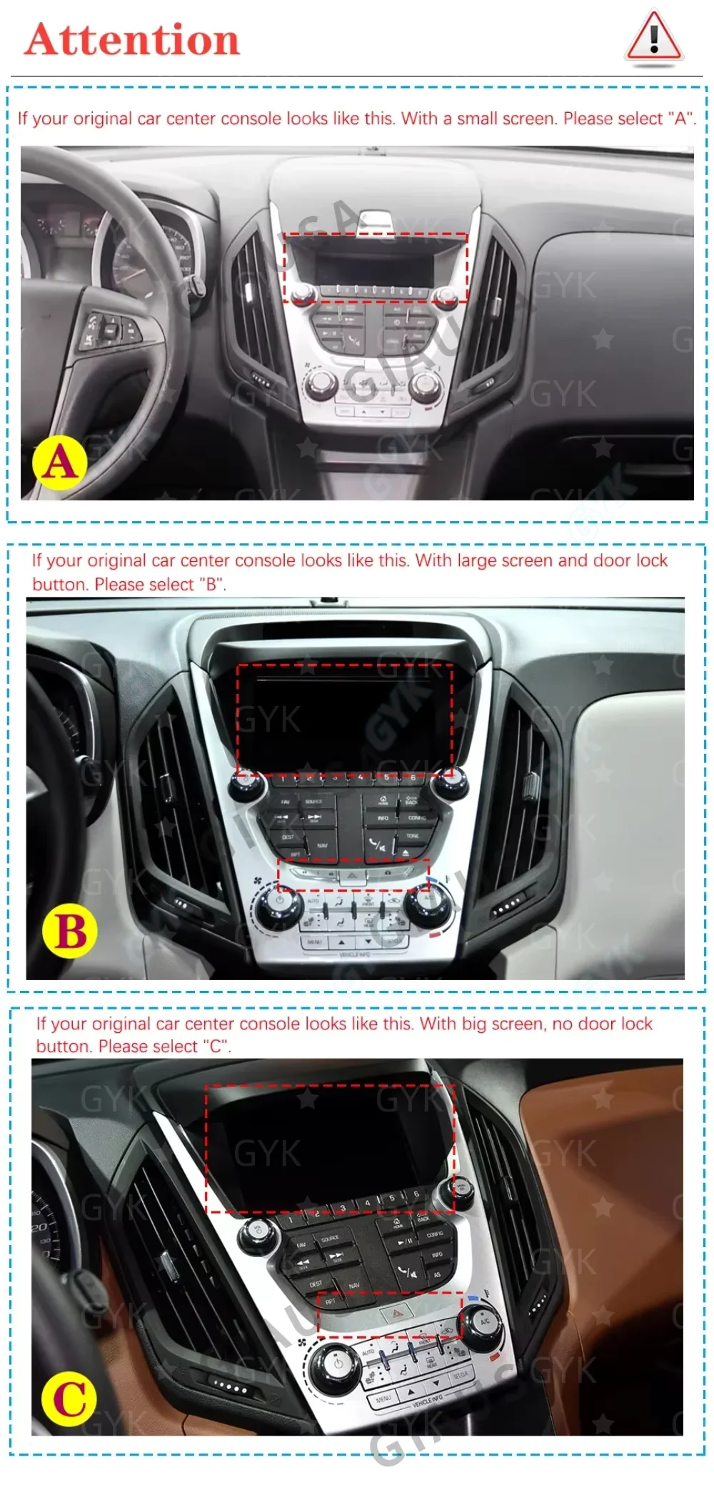 10.4inch Car Multimedia Video Player For Chevrolet Equinox 2009-2017 Android14 Auto Radio GPS Navigation Carplay 4G 360 Camera