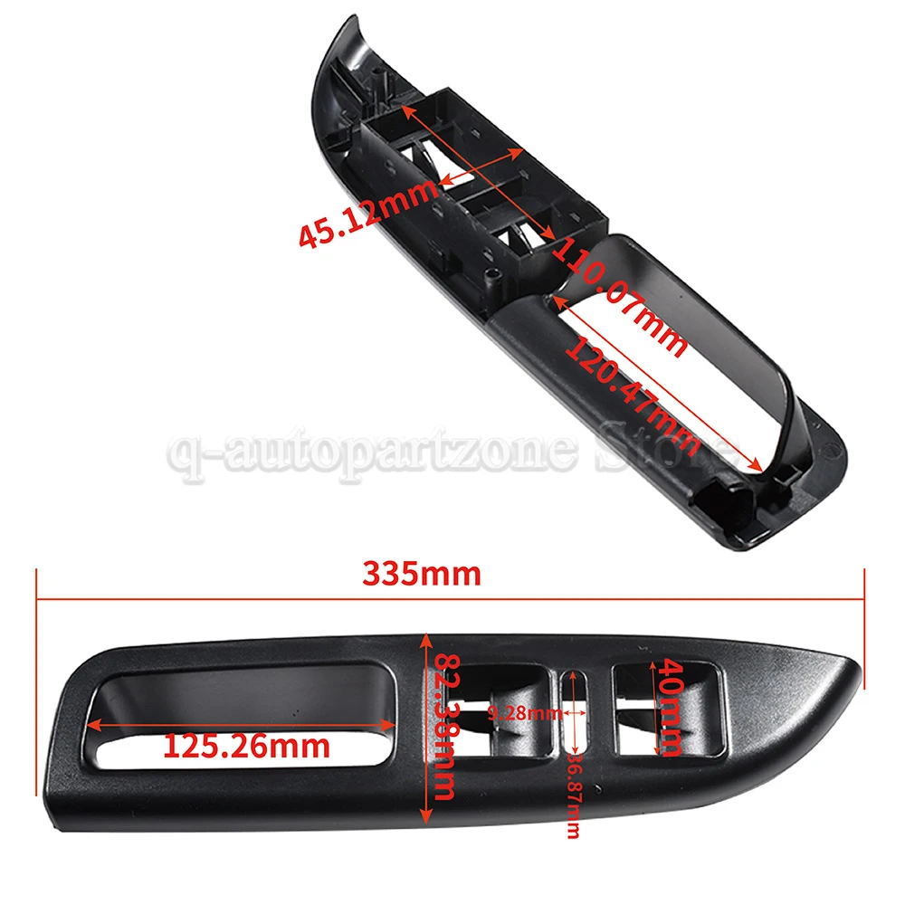 LHD Panel Driver Side For Skoda Octavia 2004-2013 1Z1867171 Master Window Switch Bracket  Door Interior Handle 1Z1867171B/C/D/E