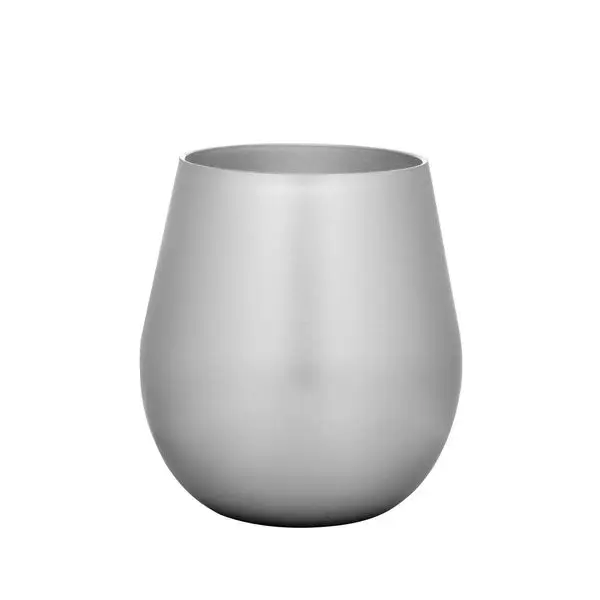 

Набор серебряных пластиковых бокалов для вина из 4 шт., 18 унций, не содержит BPA, небьющиеся акриловые бокалы для белого и красного вина