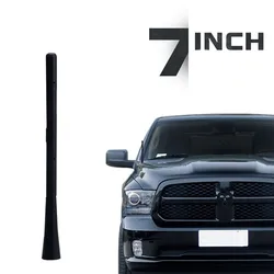 7 Inch Short Antenna Fits for Ford F150 F250 F350 Super Duty Raptor & Dodge RAM 1500 2500 3500,Threaded Copper Core