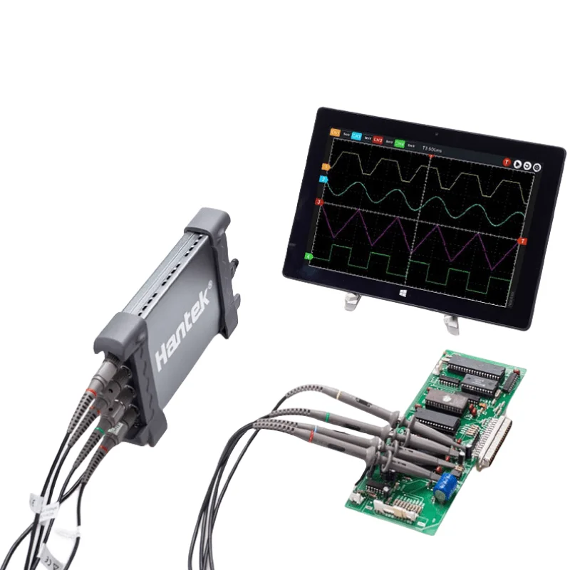 Hantek Virtual Oscilloscope 6074BC/6104BC/6204BC/6254BC:4 channels, 1GSa/s sample rate and 250MHz bandwidth