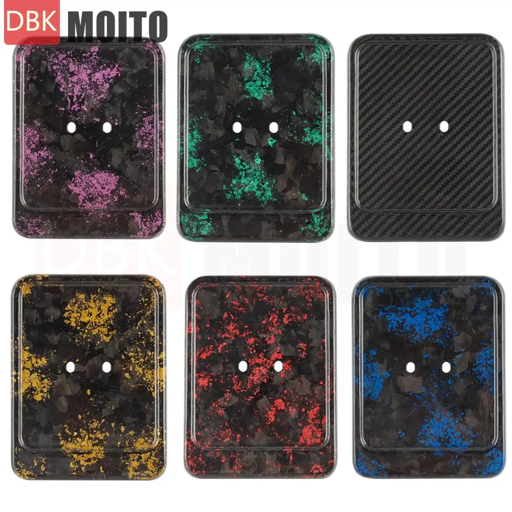 Motorcycle Forged Carbon Fiber License Plate Frame For Simson S51 S50 S70  License Plate Holders Motorrad Kennzeichenhalter