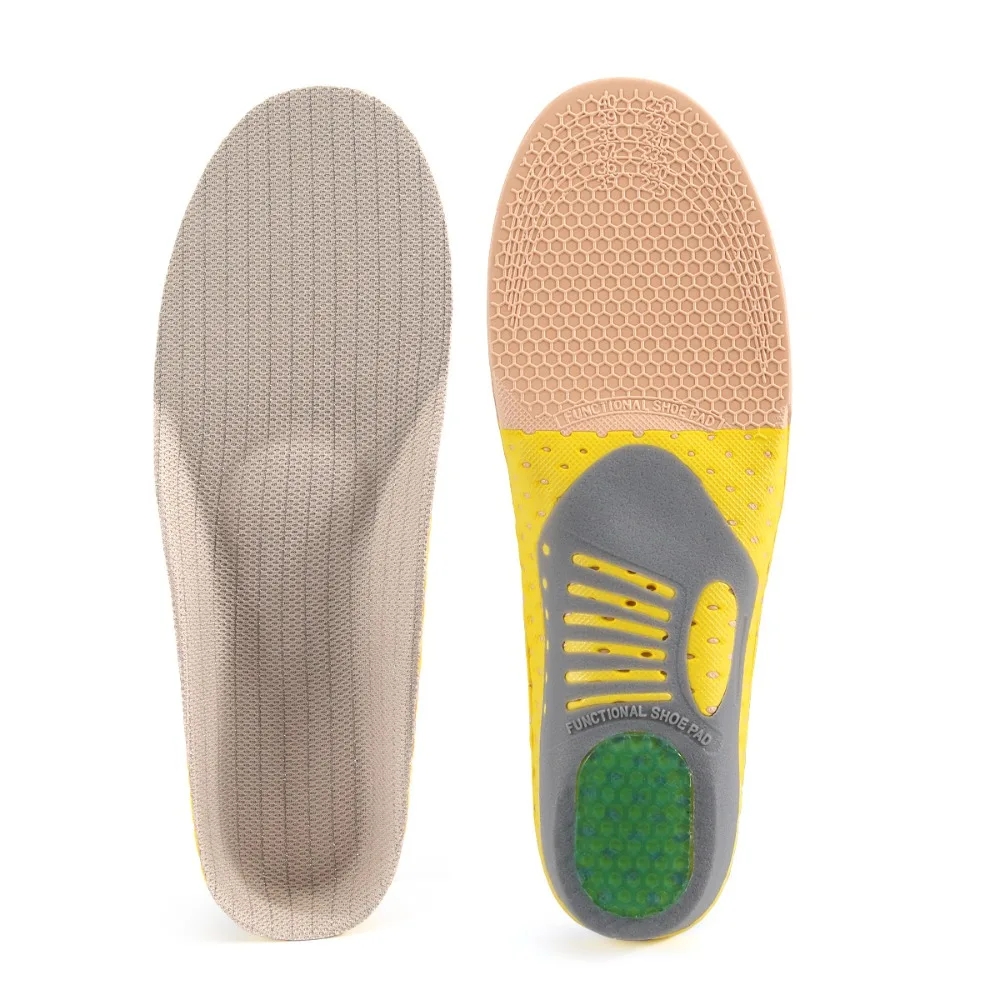 

High Elastic Cushion Orthopedic Insoles Cuttable Leg Correction Flat Arch Support Insoles Orthotic EVA Flat Foot Insoles