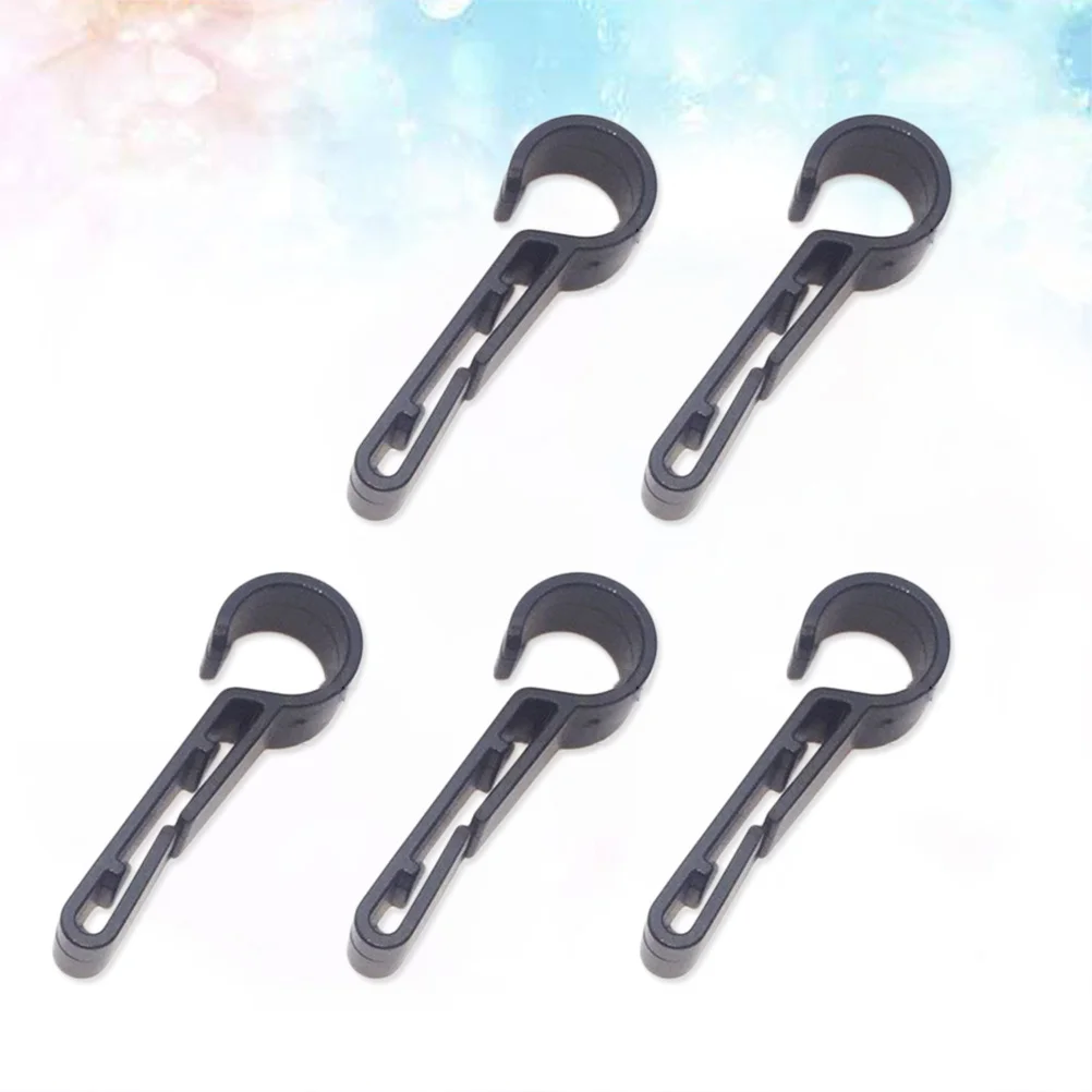 

5pcs Headlamp Clasp Retainer Black Anti-Slip Safety Fasteners Stop Holder For Durable Use Work Protection Gear