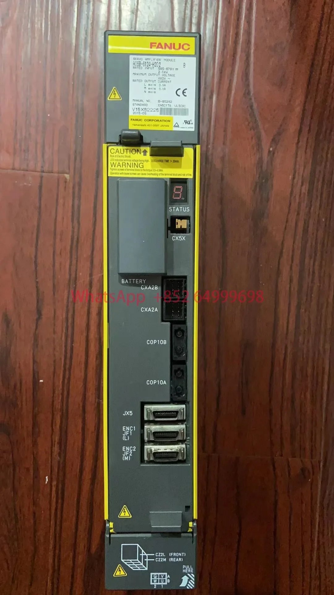 

A06B-6124-H202 Подержанный модуль усилителя сервопривода для системы ЧПУ