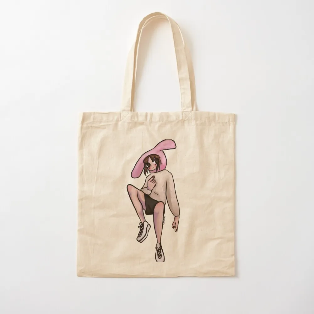 bunny boy Tote Bag tote bag university cute pouch bag women shopping logo