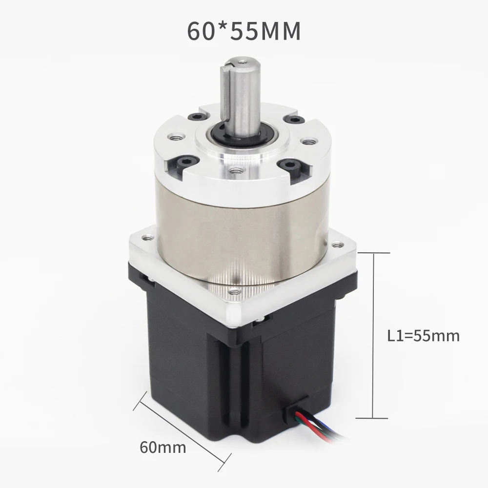 Imagem -02 - Planetary Gearbox Gear Reducer Redução Ratio 3.6 4.3 13 Mini Nema 24 Geared Stepper Motor para Pesquisa Científica