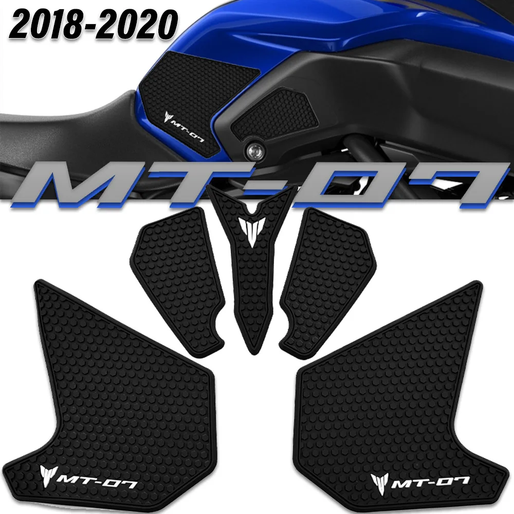 Fit For YAMAHA mt-07 MT07 mt 07 2018 2019 2020 Motorcycle Stickers Non-slip Tank Pad Side Anti Scratch Decal Fits 